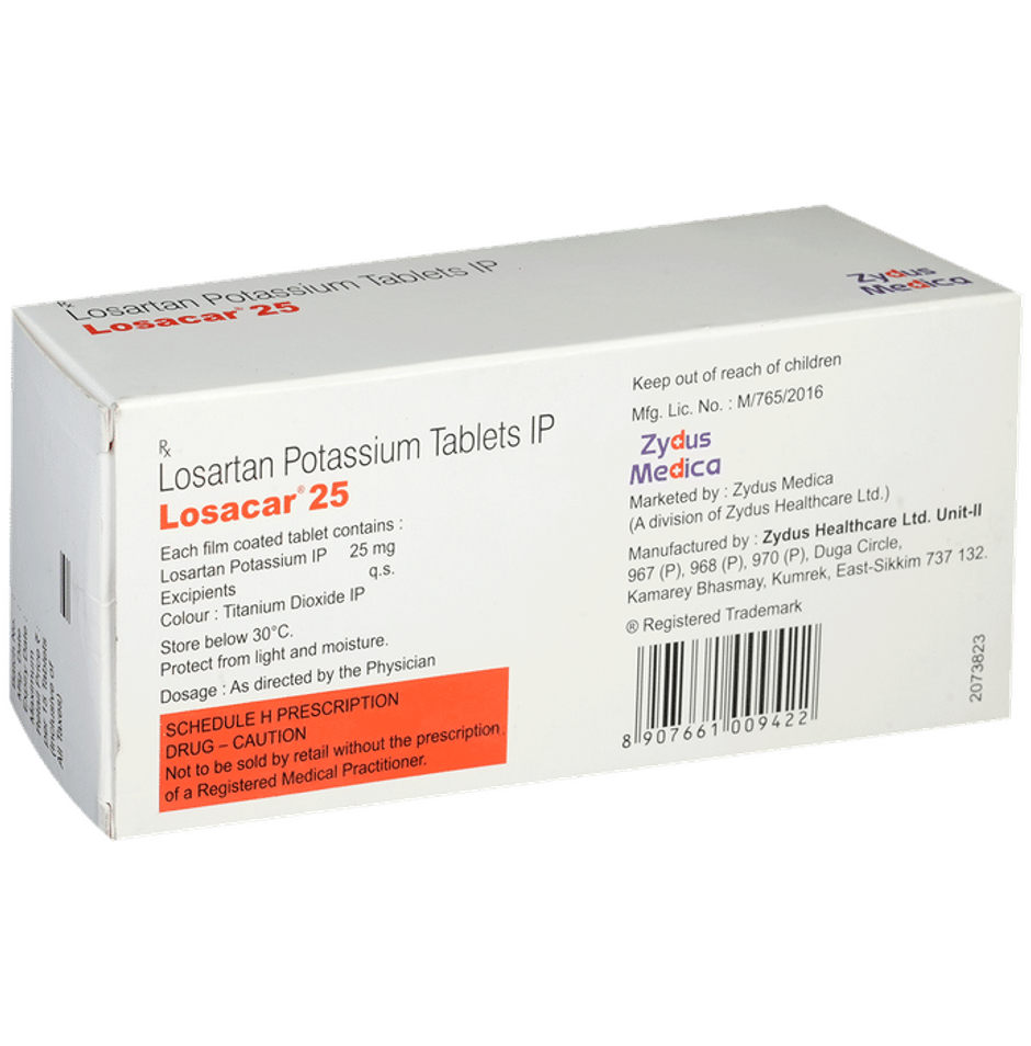 Losacar 25 Tablet