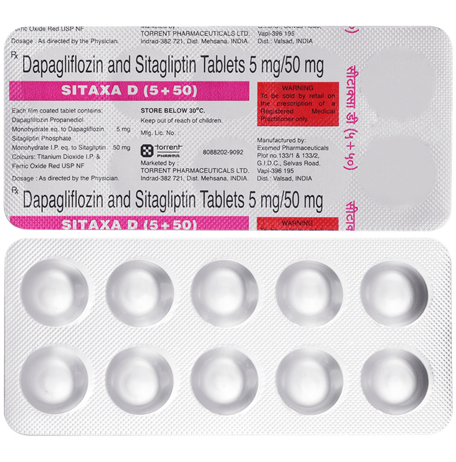 Sitaxa D 5+50 Tablet