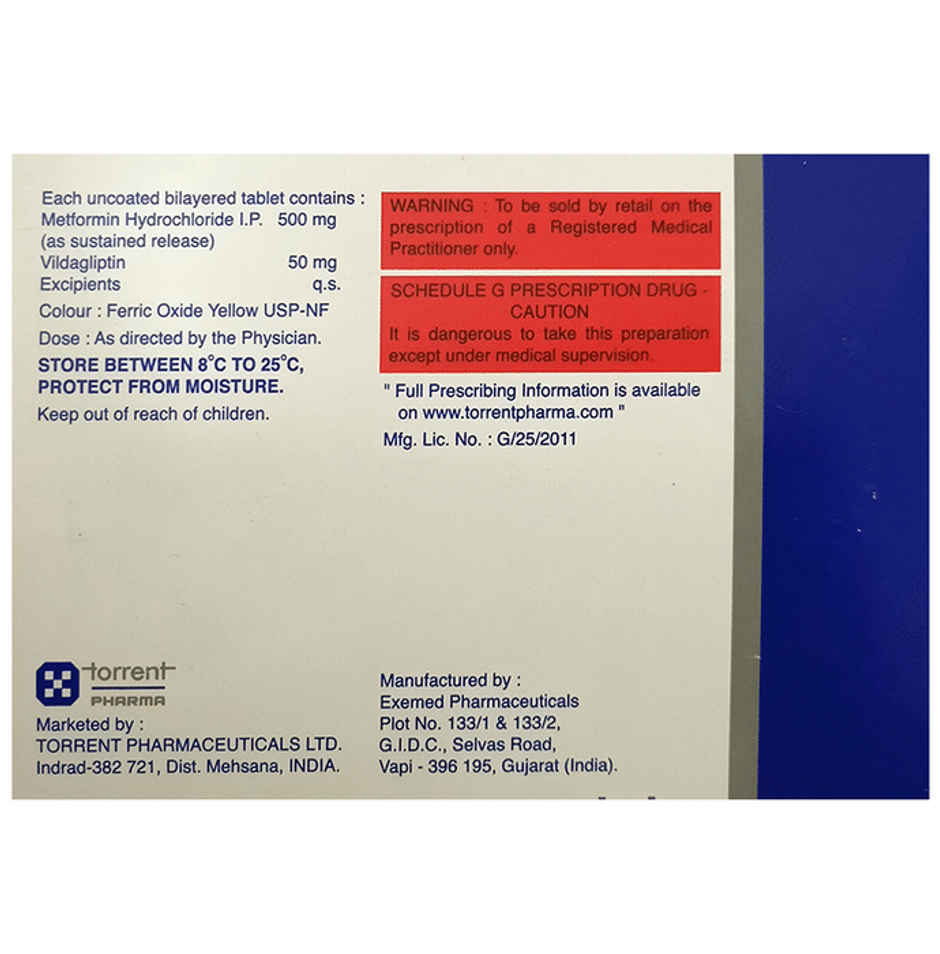 Torglip M SR 500 Tablet