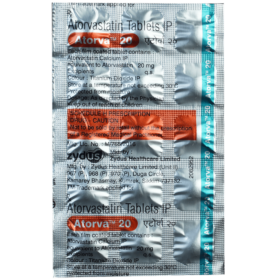 Atorva 20 Tablet