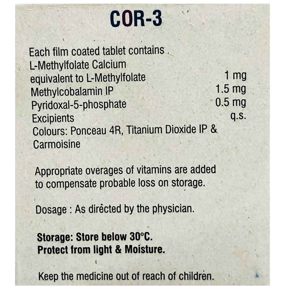 COR-3 Tablet