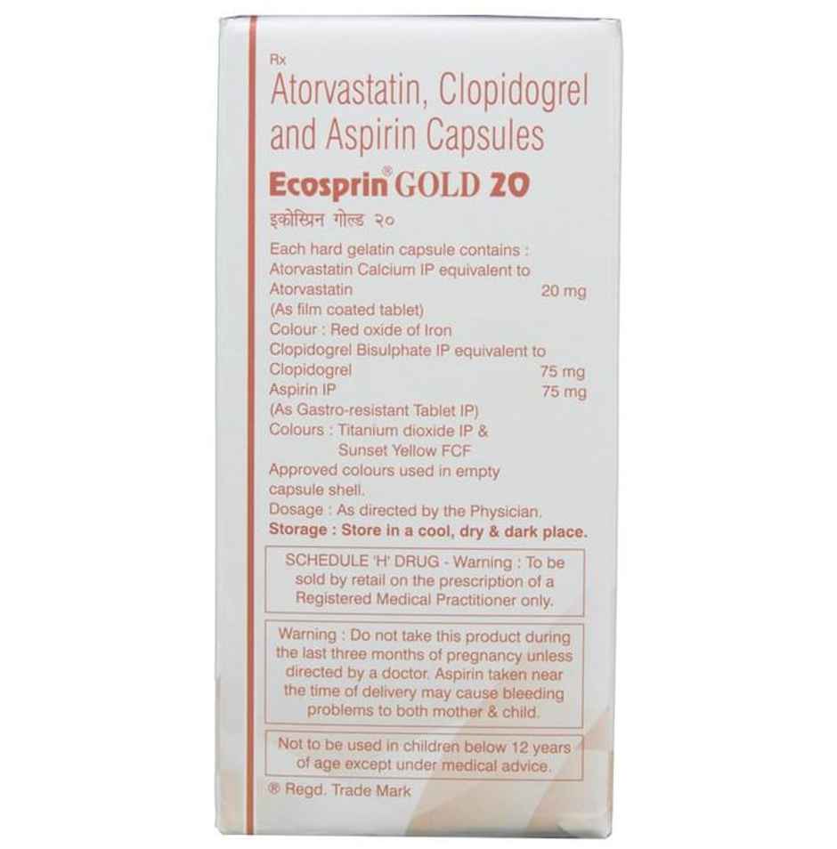 Ecosprin Gold 20 Capsule