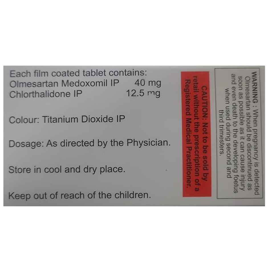 Olmesar CH 40 Tablet