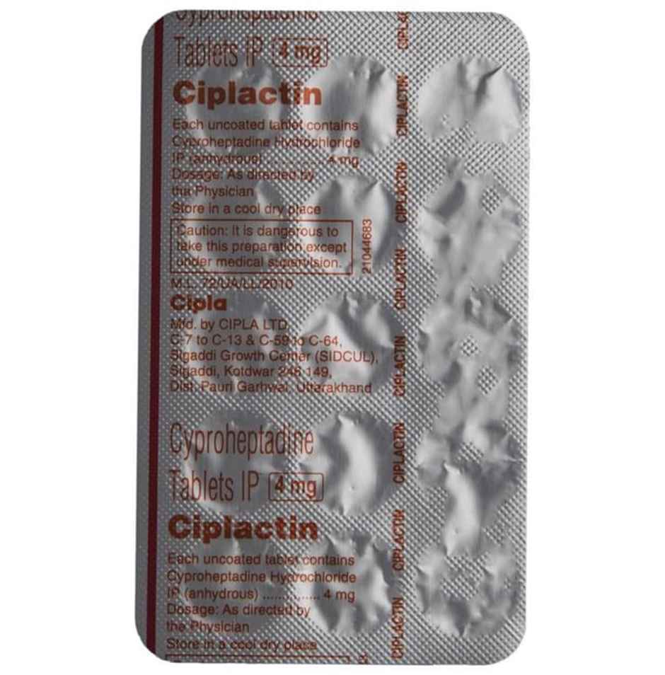 Ciplactin 4mg Tablet
