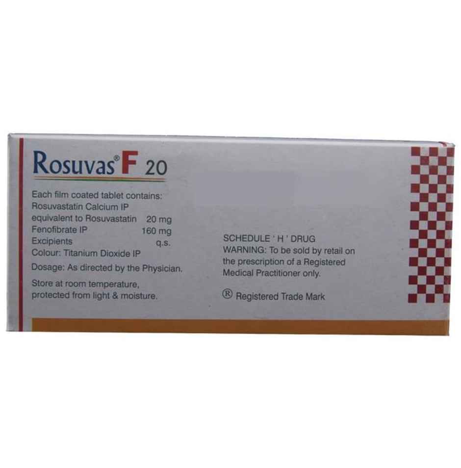 Rosuvas F 20 Tablet