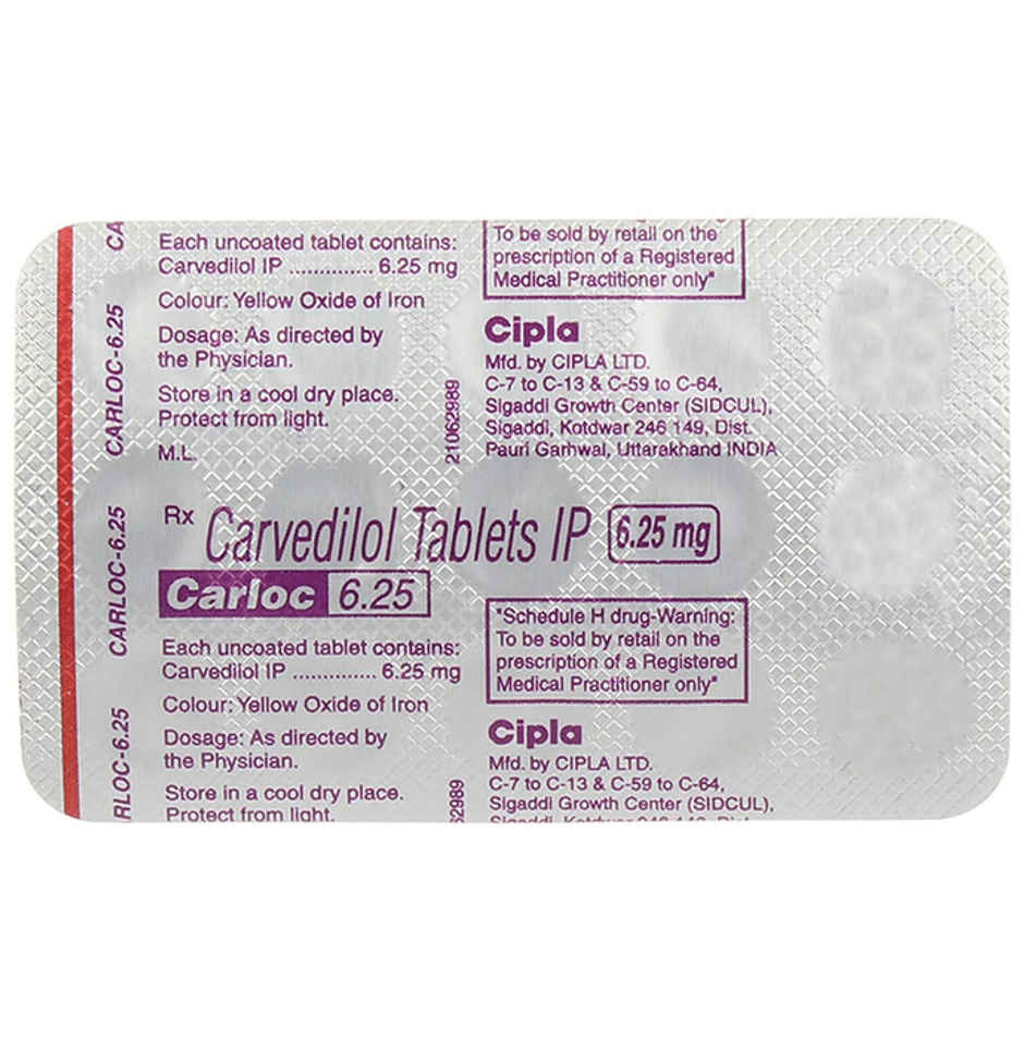 Carloc 6.25 Tablet
