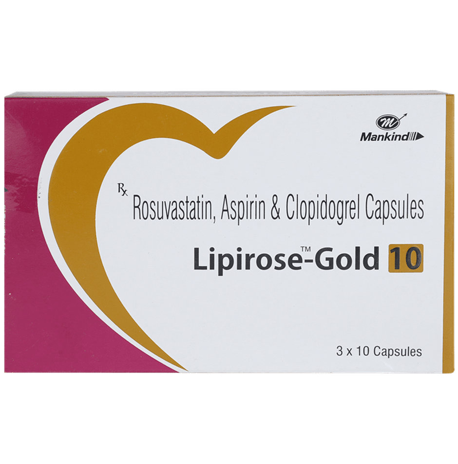 Lipirose-Gold 10 Capsule