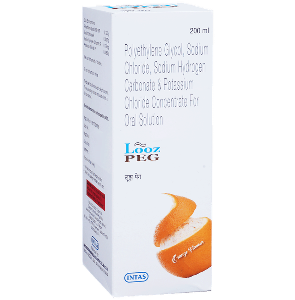 Looz Peg Orange Flavour Oral Solution
