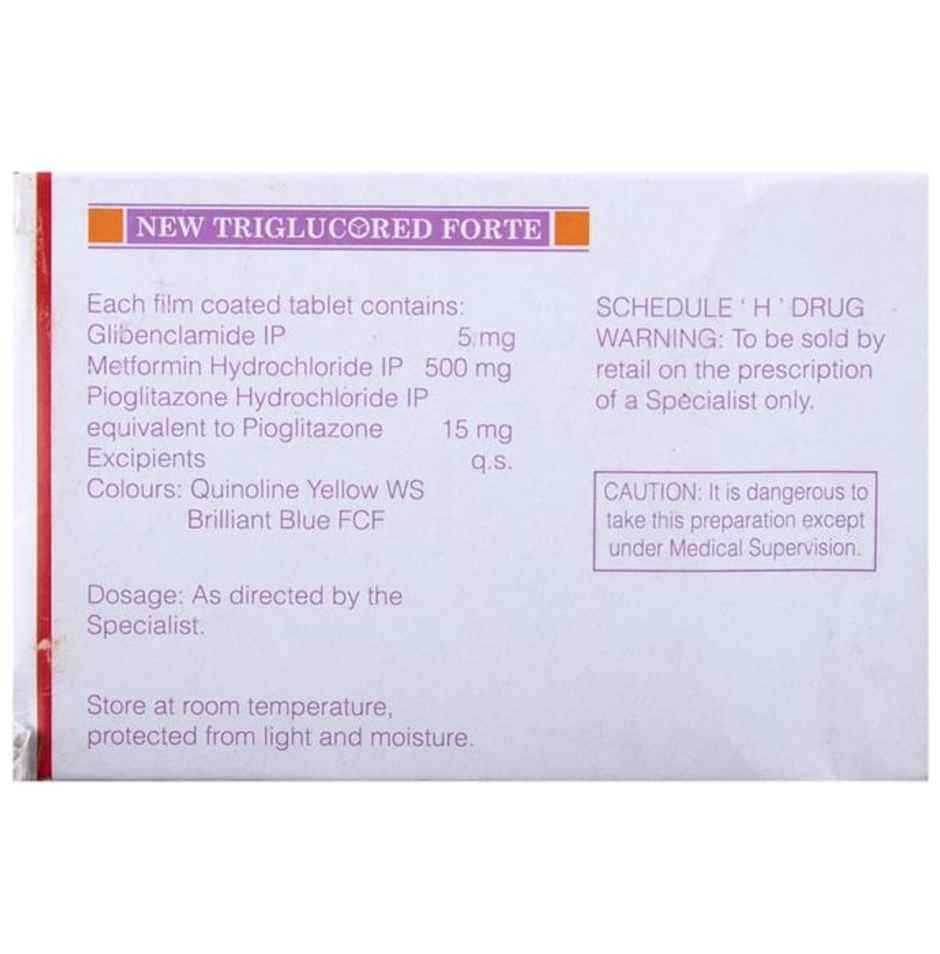 New Triglucored Forte Tablet