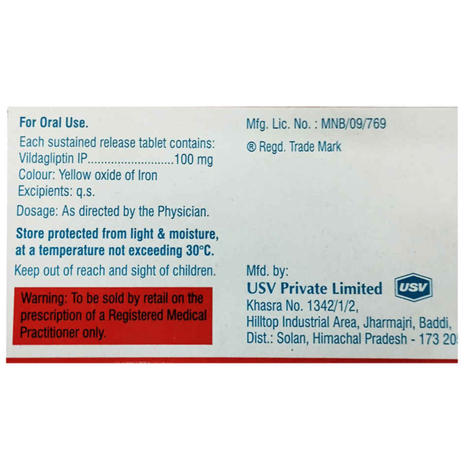 Jalra-OD 100mg Tablet SR