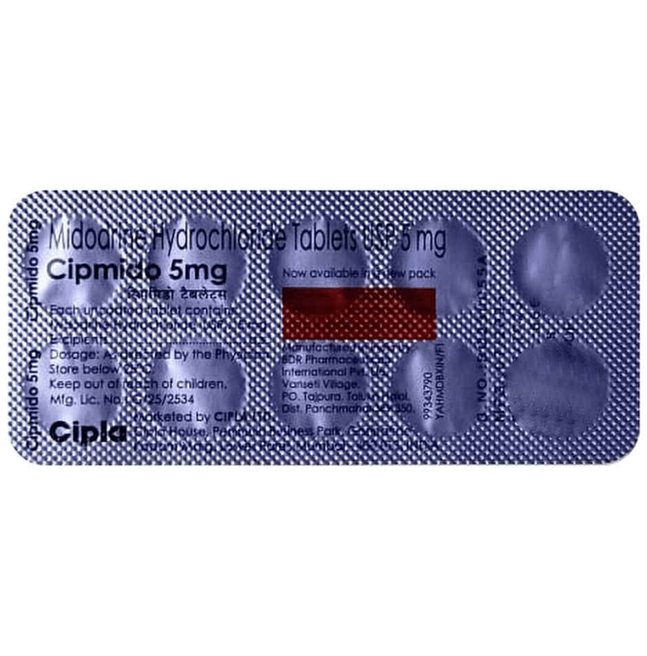 Cipmido 5mg Tablet