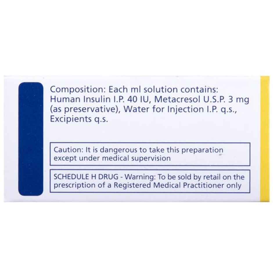 Human Actrapid 40 IU/ml Solution for Injection