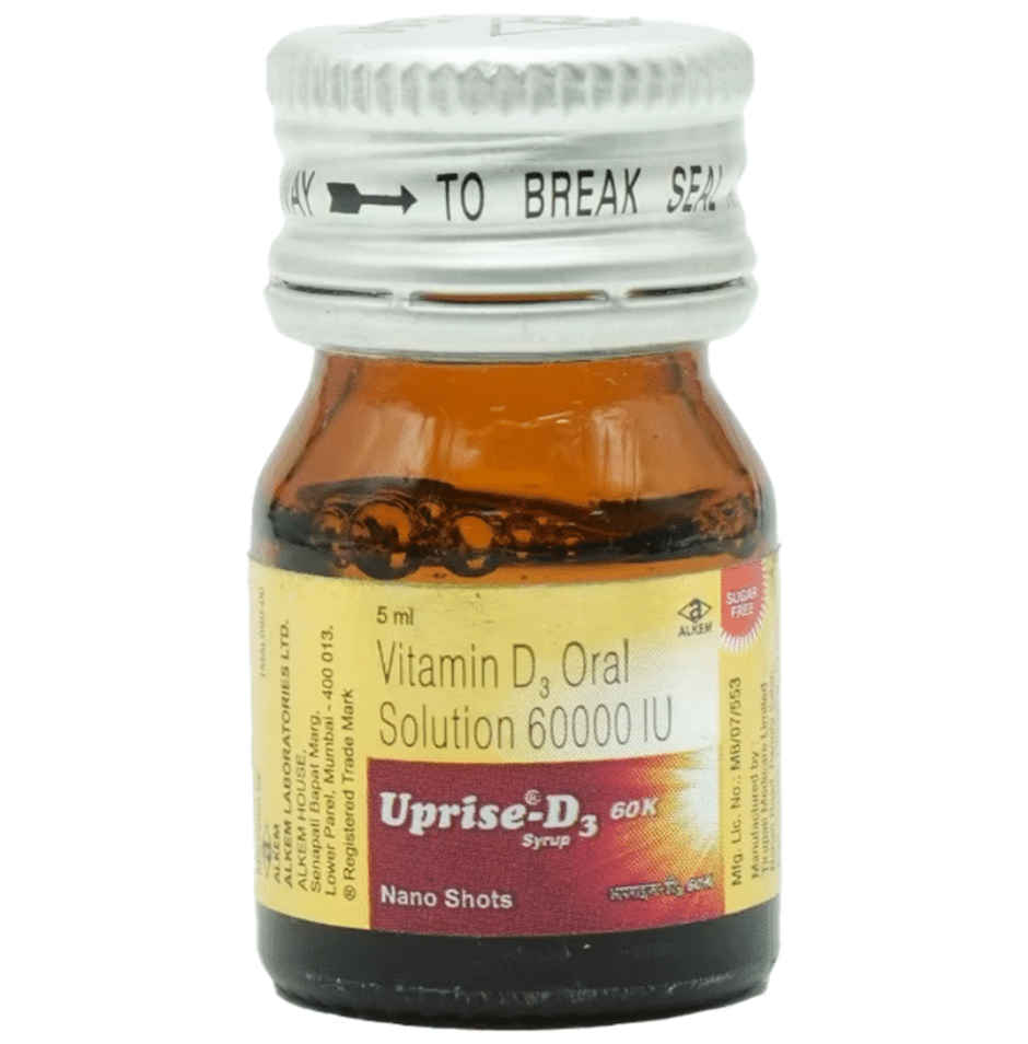 Uprise-D3 60K Nano Shots Sugar Free Vitamin D3 Syrup