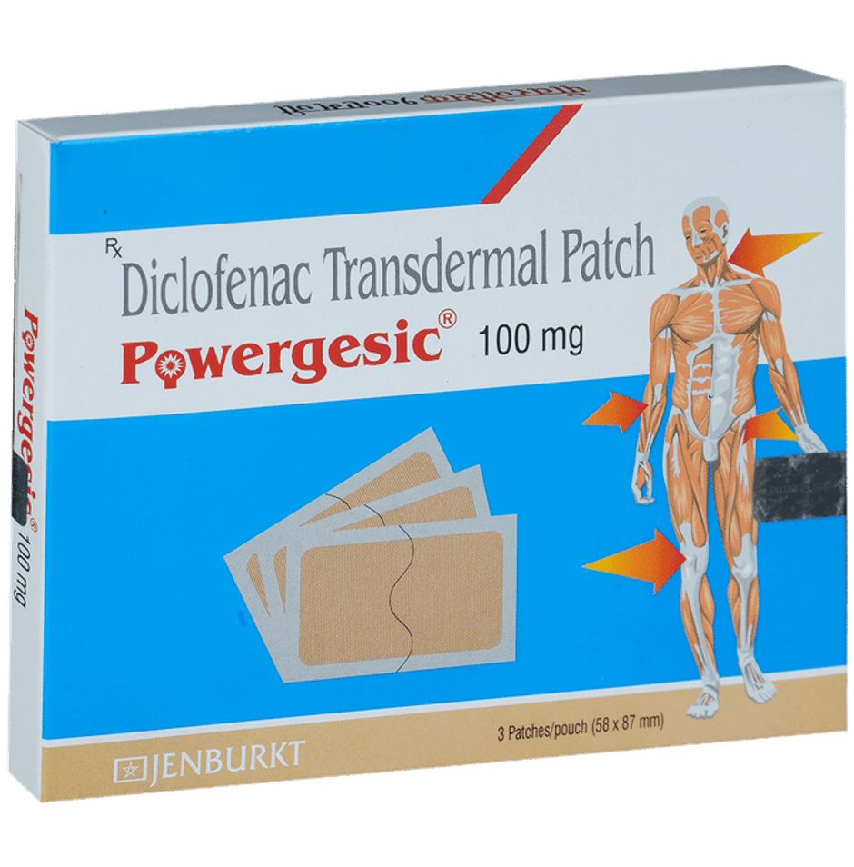 Powergesic 100mg Transdermal Patch