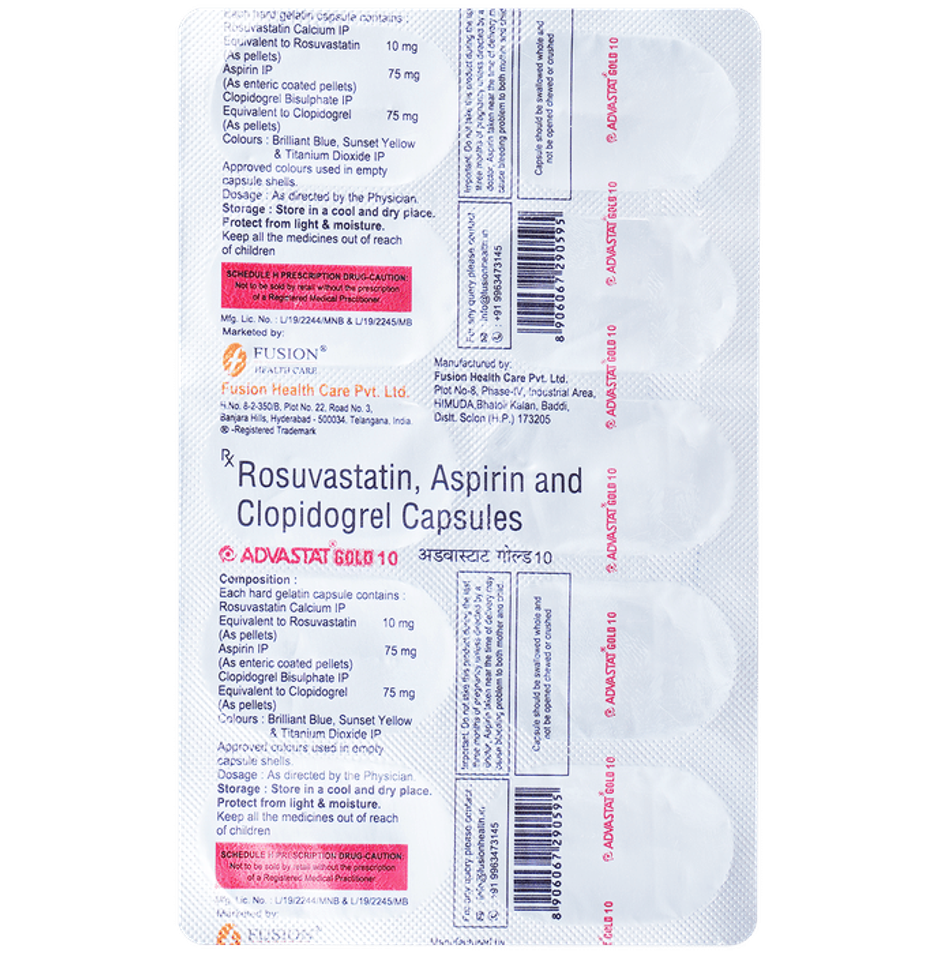 Advastat Gold 10  Capsule