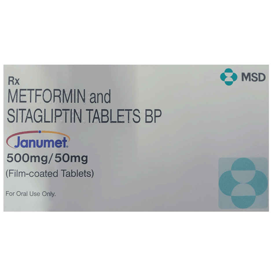 Janumet 500mg/50mg Tablet