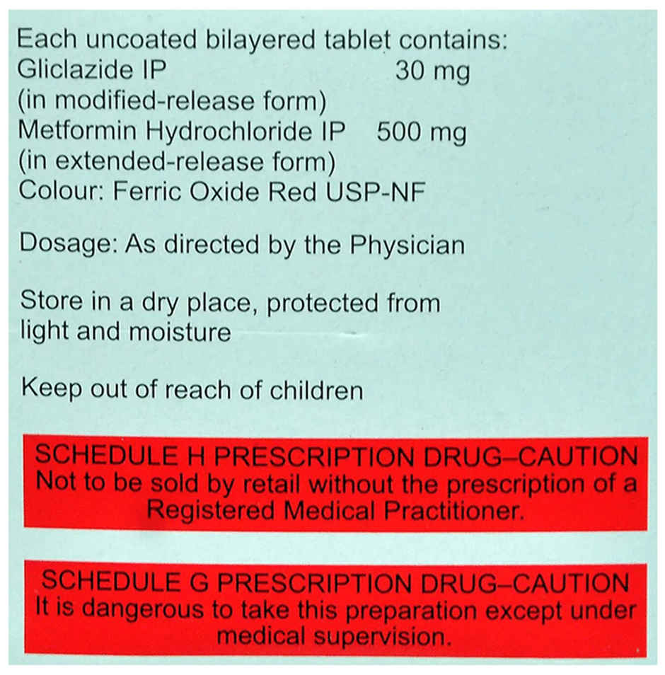 Glycinorm-M 30 OD Tablet ER