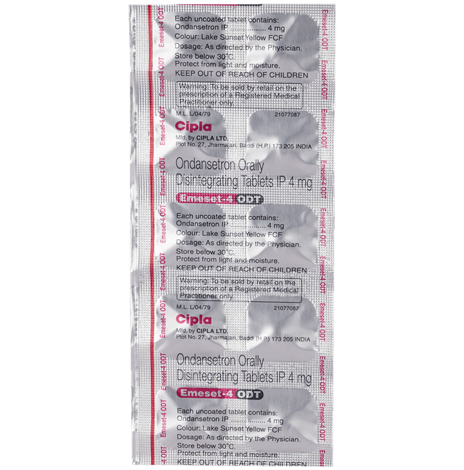 Emeset-4 ODT Tablet