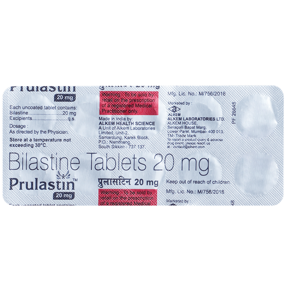 Prulastin 20mg Tablet