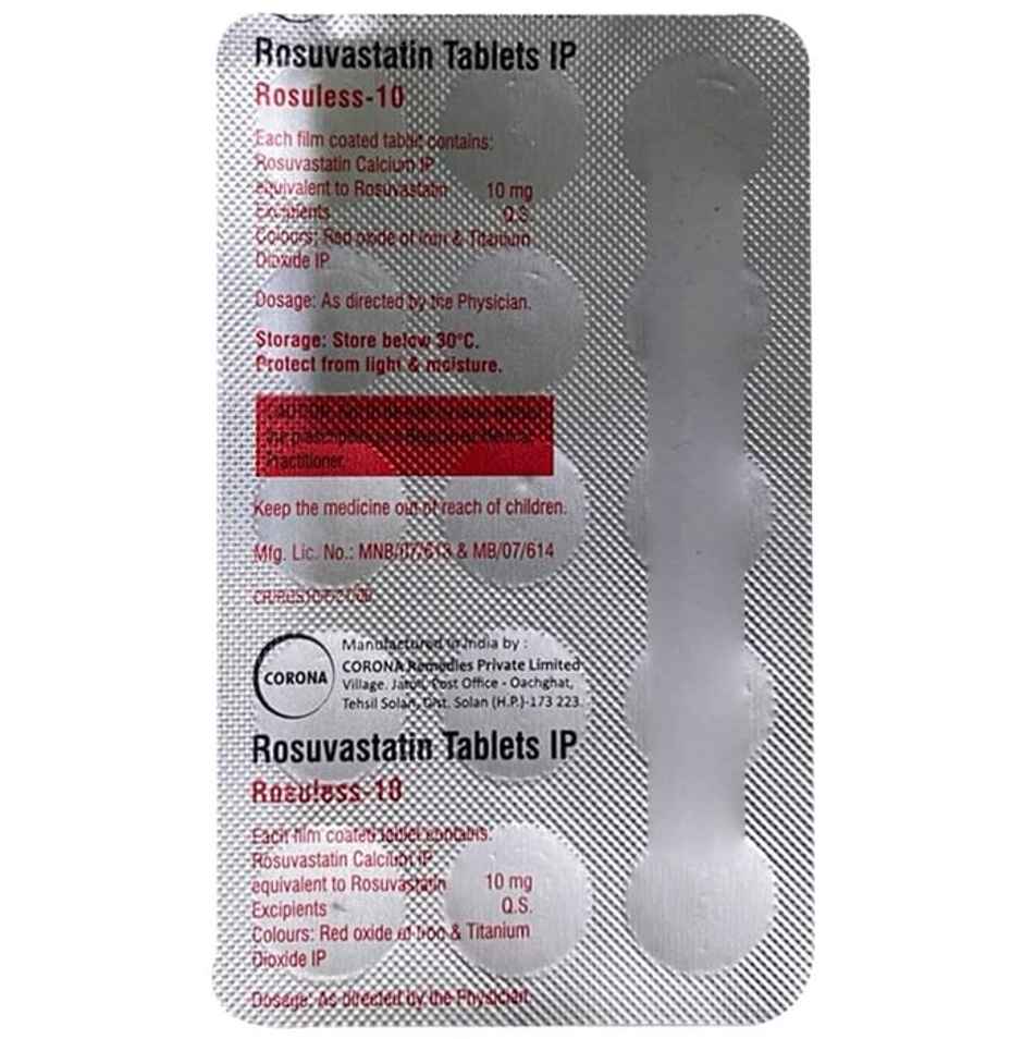 Rosuless-10 Tablet