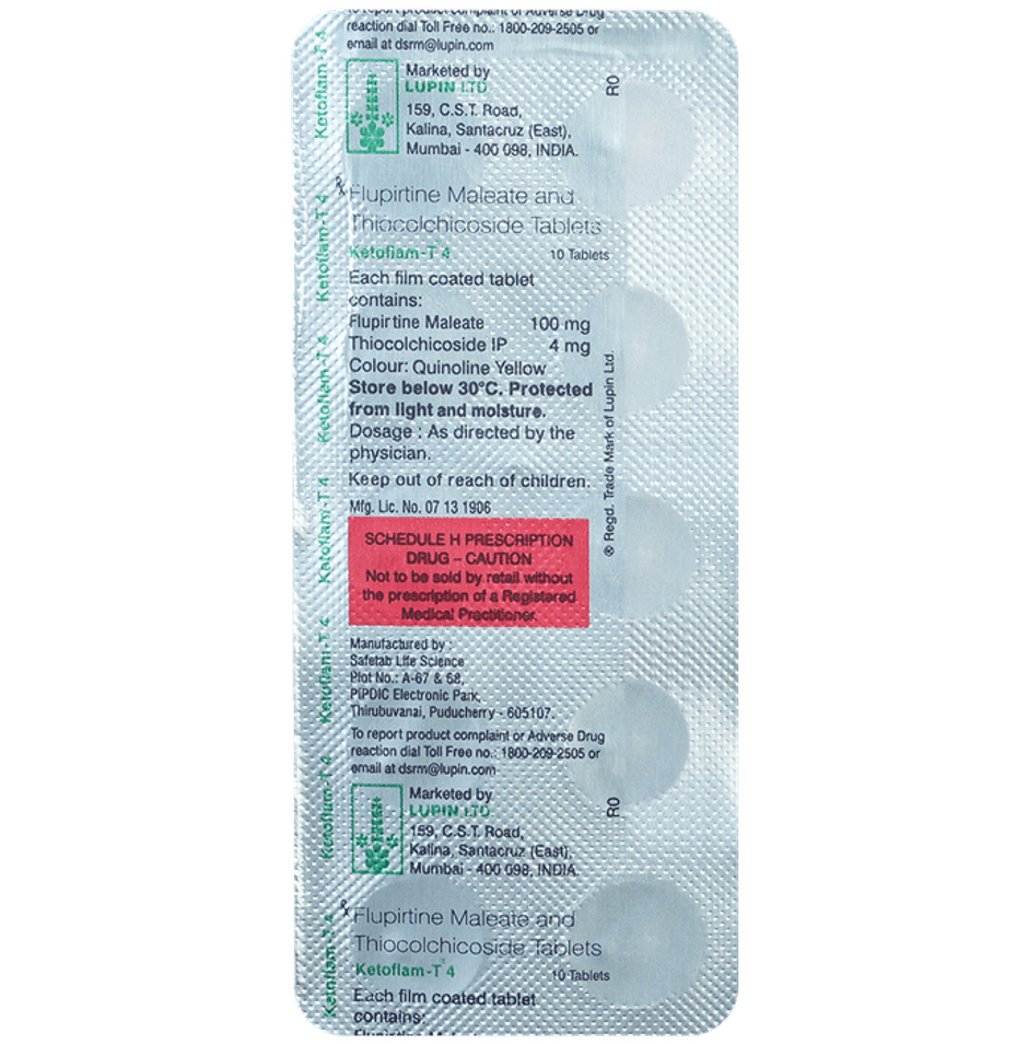 Ketoflam-T 4 Tablet