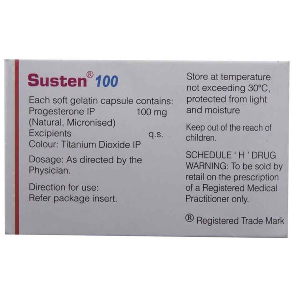 Susten 100 Soft Gelatin Capsule