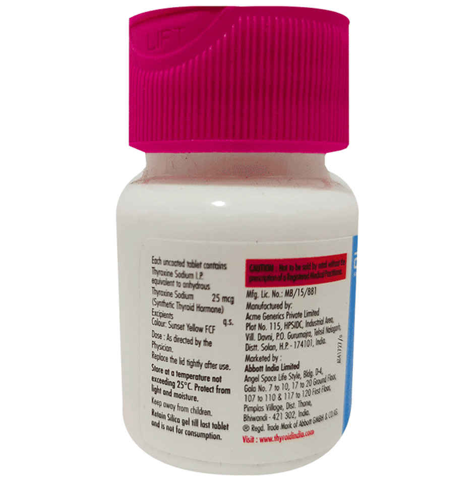 Thyronorm 25 mcg Tablet Combo