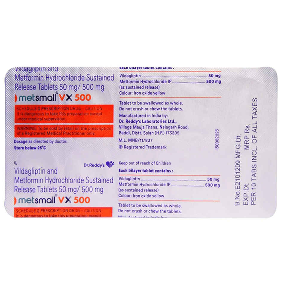 Metsmall VX 500 Tablet SR