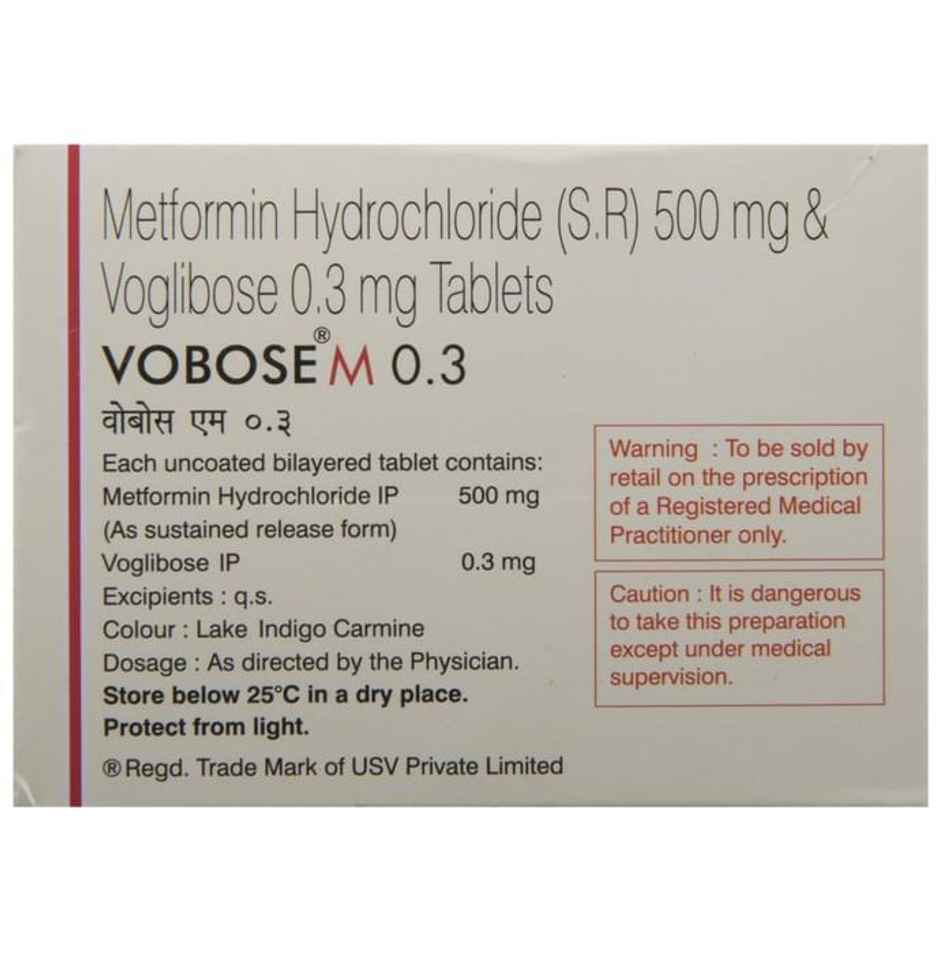 Vobose M 0.3 Tablet SR