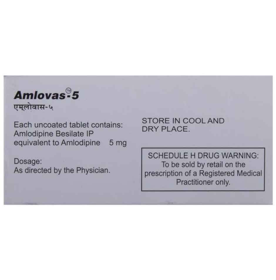 Amlovas-5 Tablet