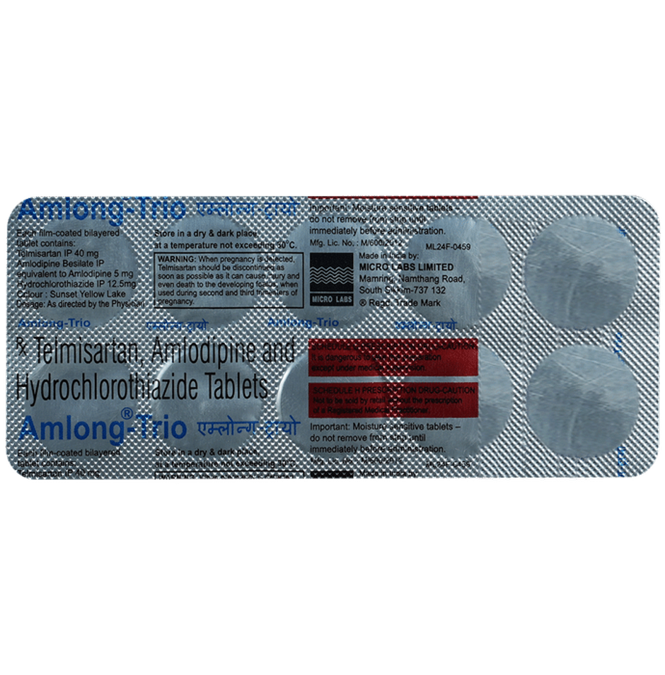 Amlong-Trio 40mg Tablet