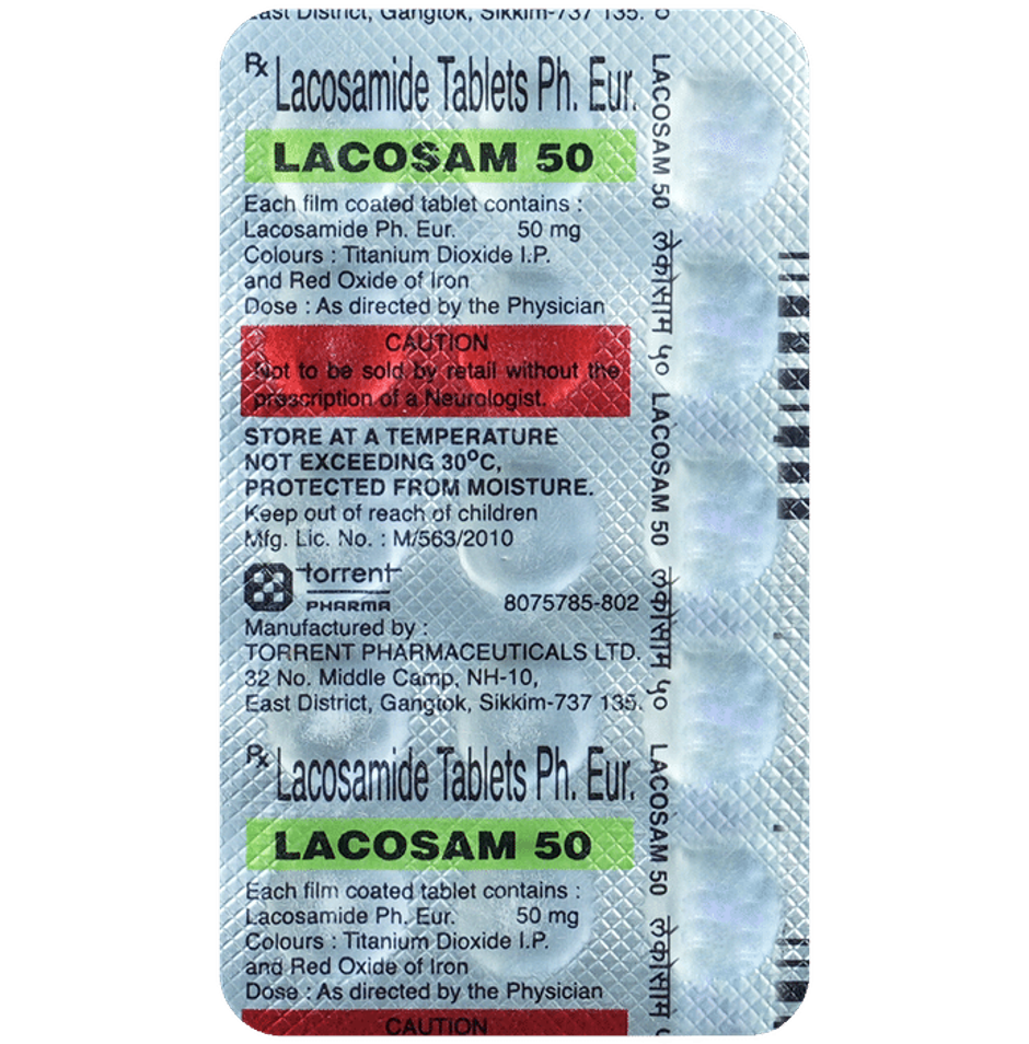Lacosam 50 Tablet