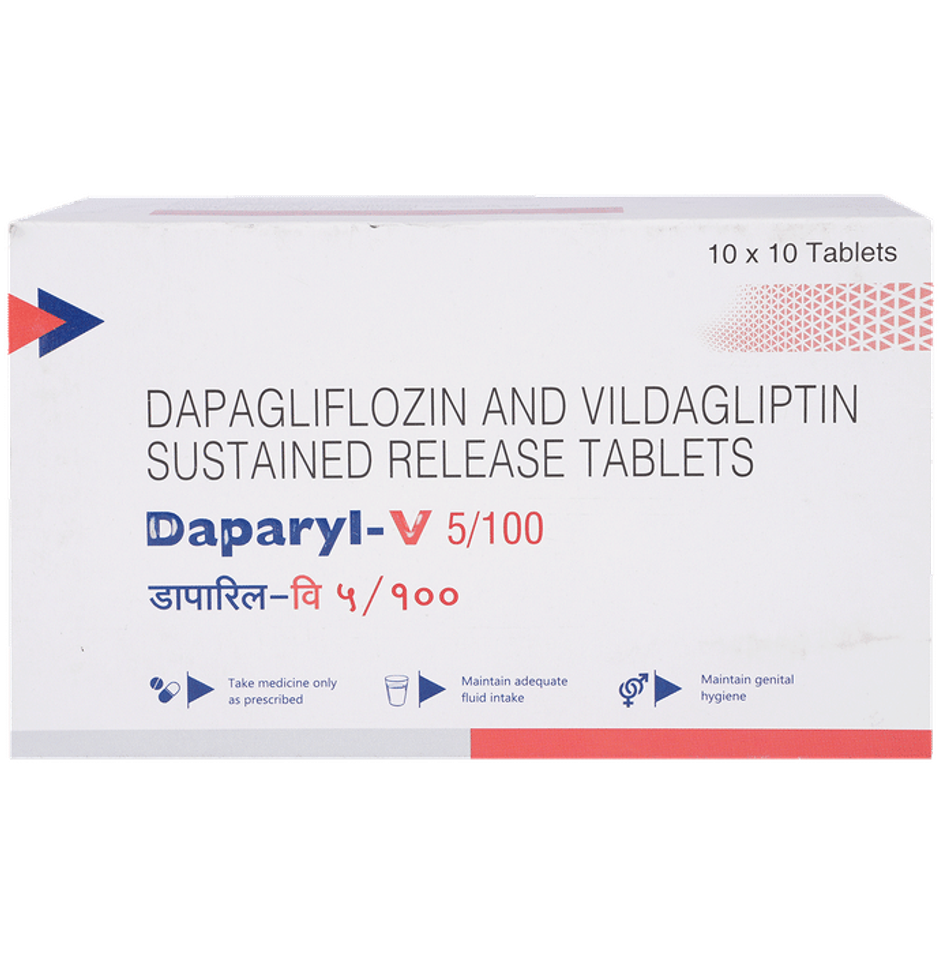 Daparyl-V 5/100 Tablet SR