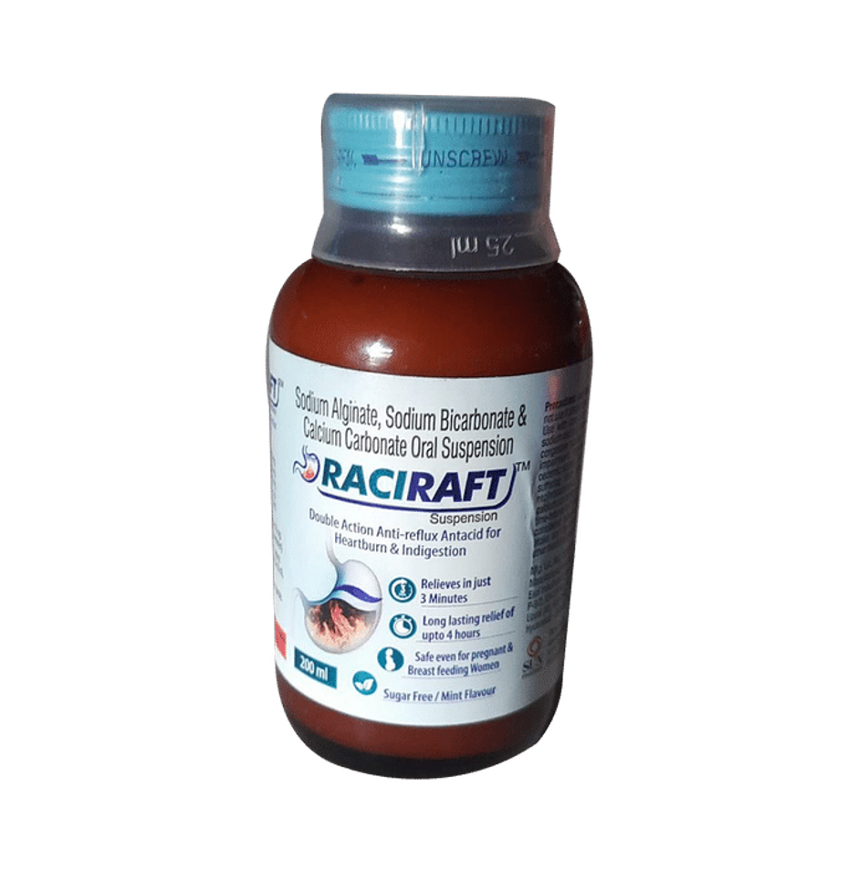 Raciraft Mint Flavour Sugar Free Oral Suspension 
