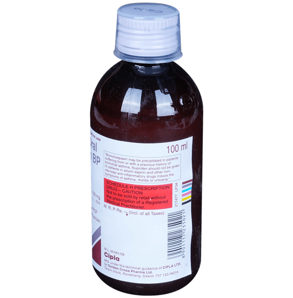 Ibugesic Orange Flavour Suspension