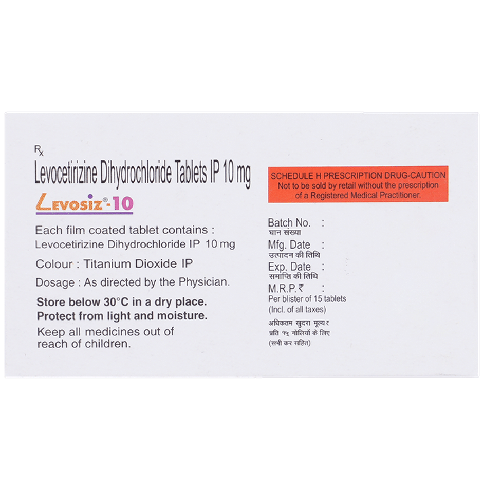 Levosiz-10 Tablet