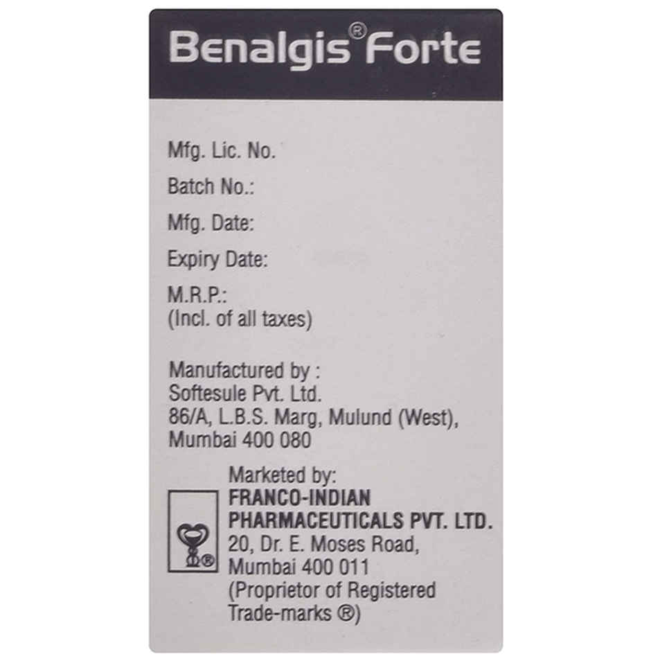 Benalgis Forte Capsule