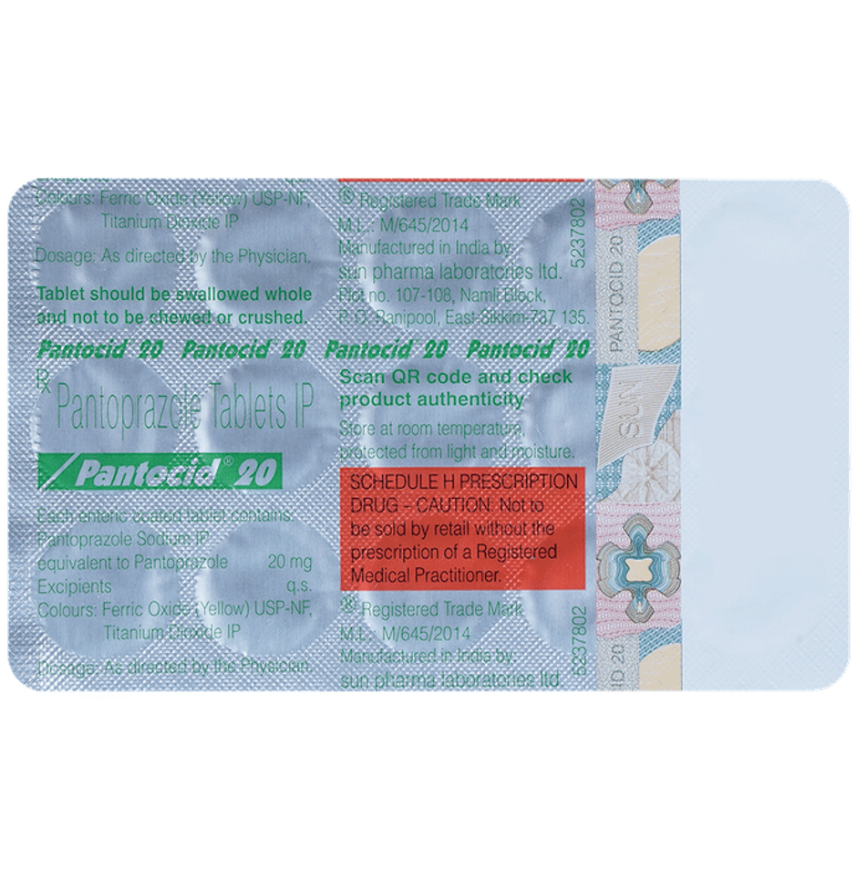 Pantocid 20 Tablet
