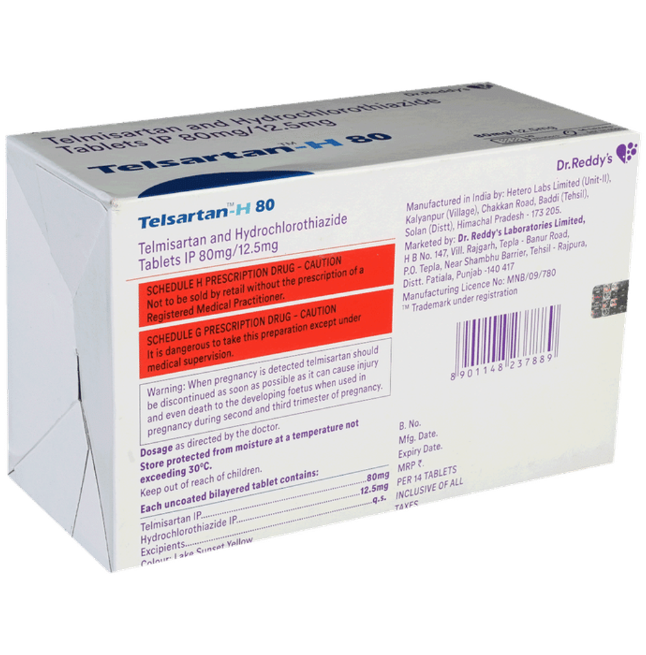 Telsartan-H 80 Tablet