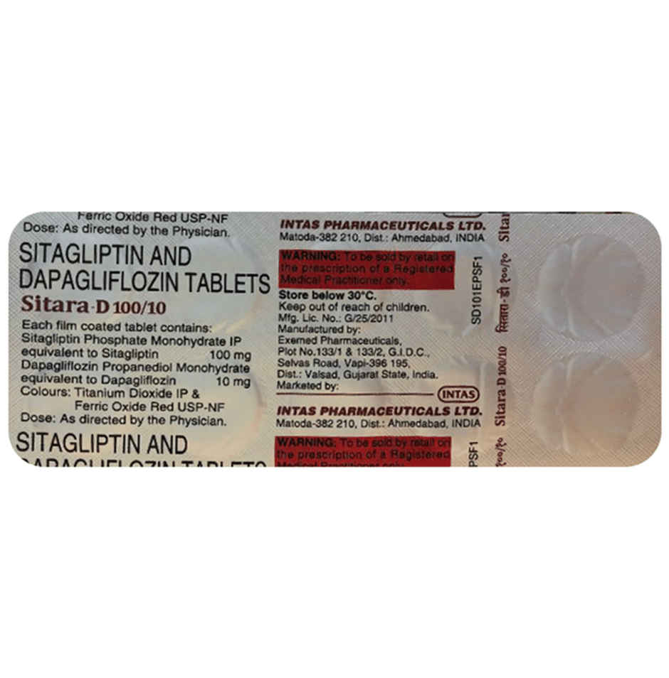 Sitara-D 100/10 Tablet
