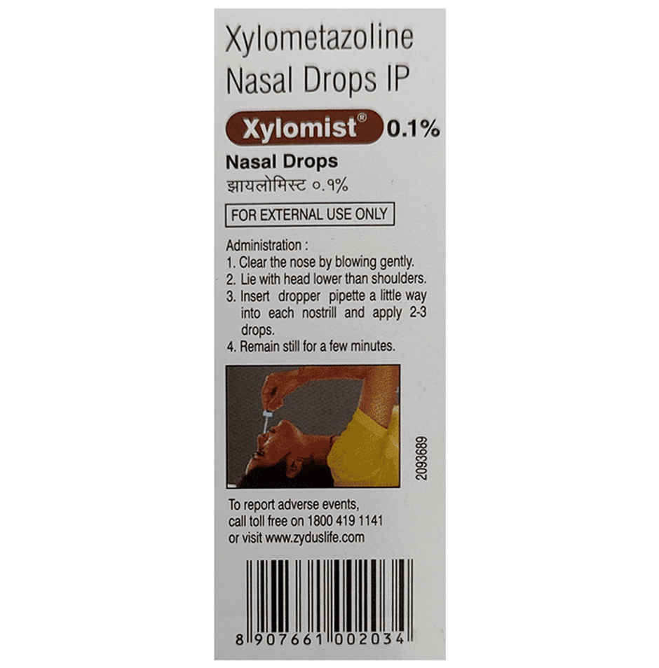 Xylomist 0.1% Nasal Drop