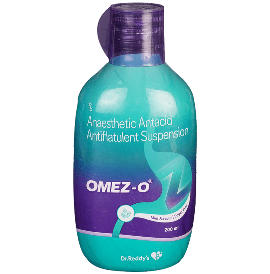 Omez-O Mint Flavour Sugar Free Oral Suspension