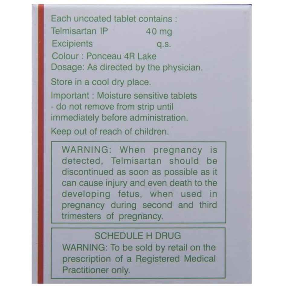 Telmed 40 Tablet