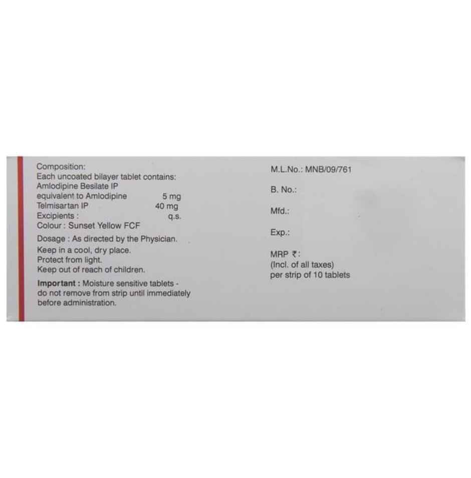Amlosafe TM 40 Tablet