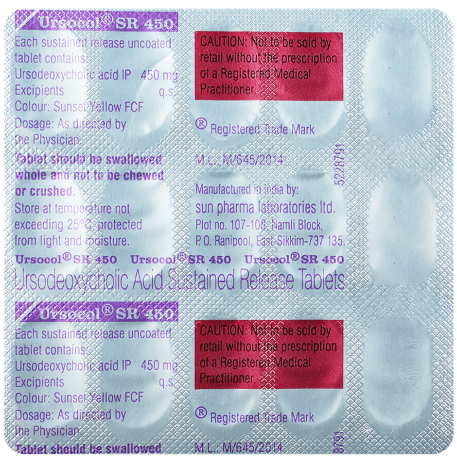 Ursocol SR 450 Tablet