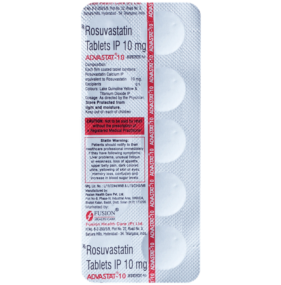 Advastat-10 Tablet