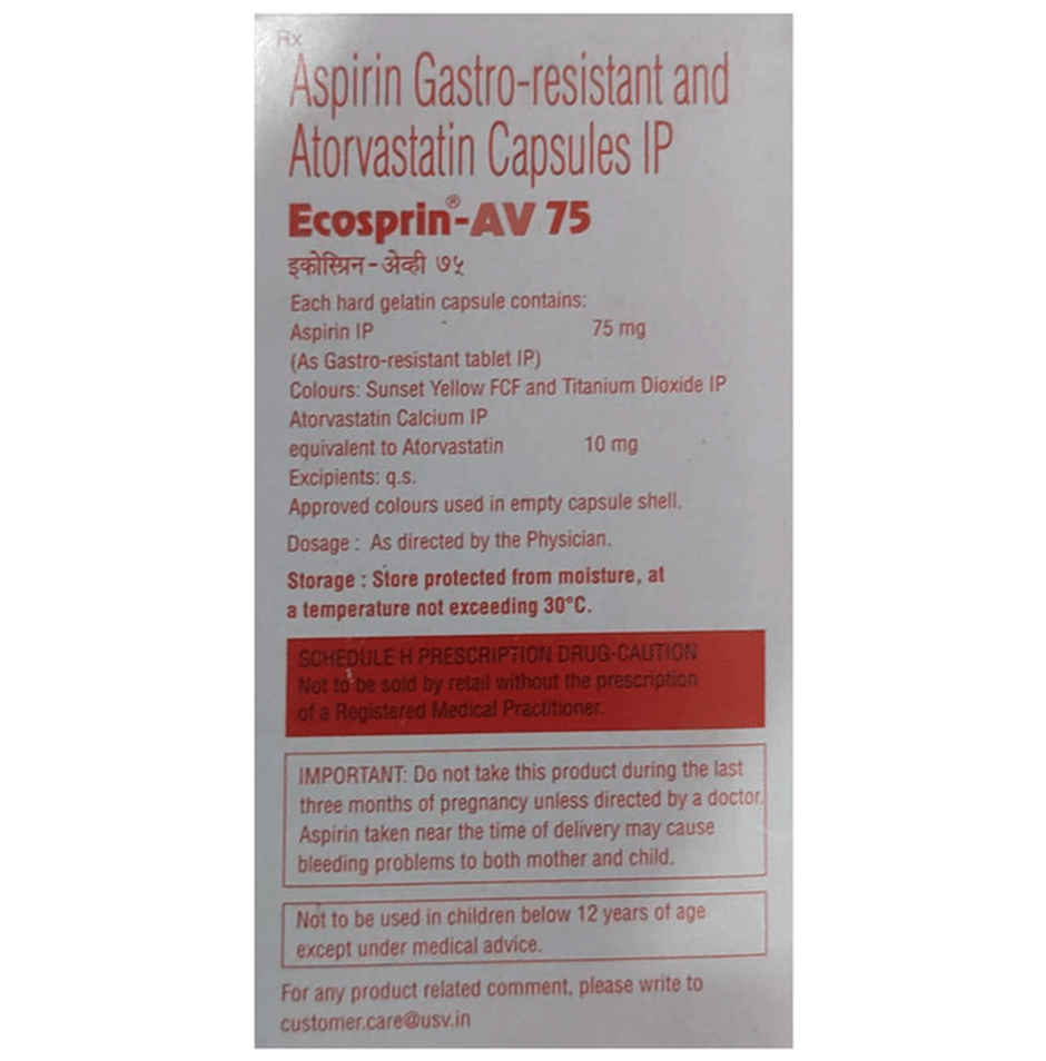 Ecosprin-AV 75 Capsule