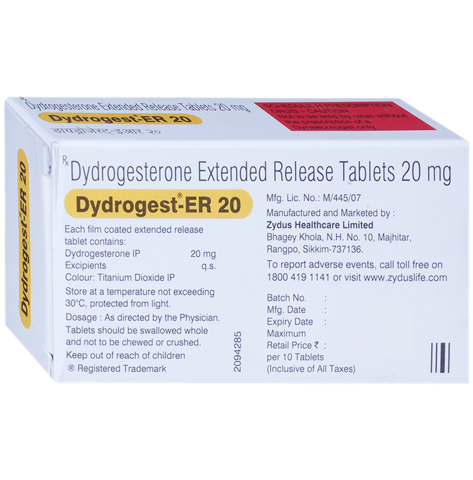Dydrogest-ER 20 Tablet