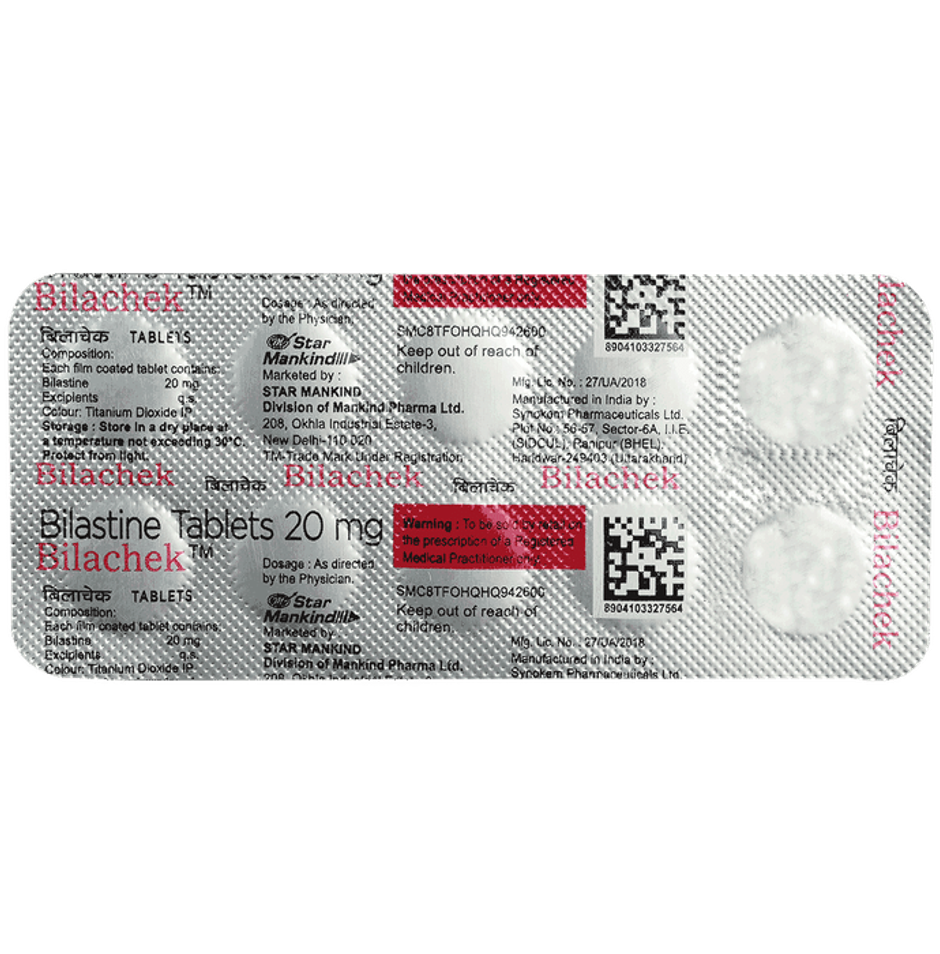 Bilachek 20mg Tablet