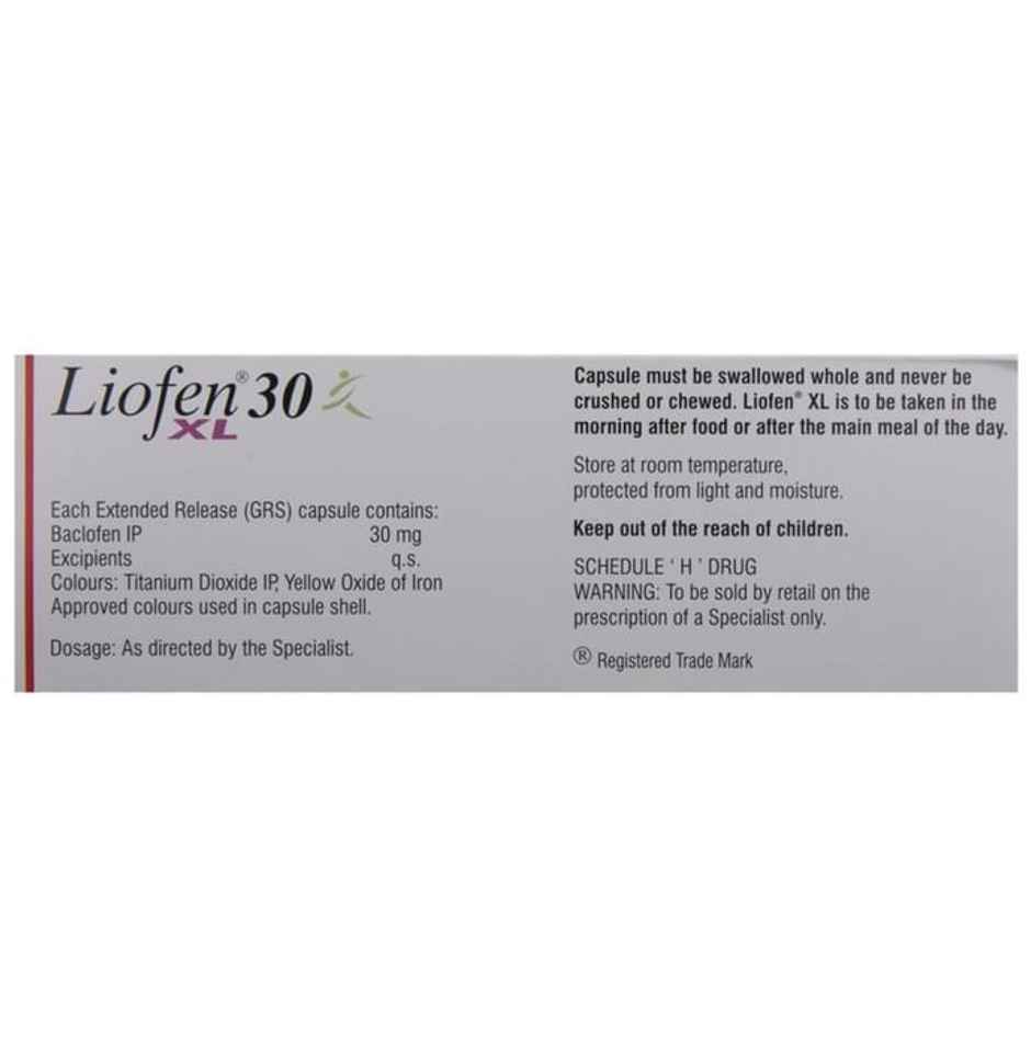 Liofen XL 30 Capsule ER